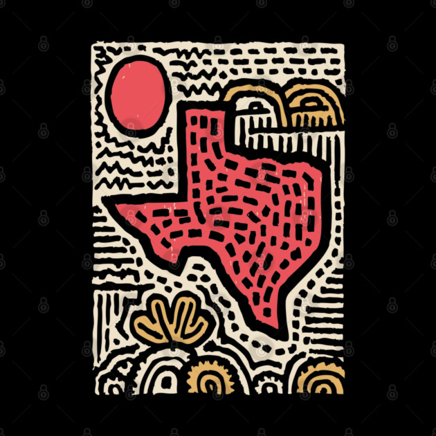 Abstract Texas | Lone Star State of Mind by TuncGK
