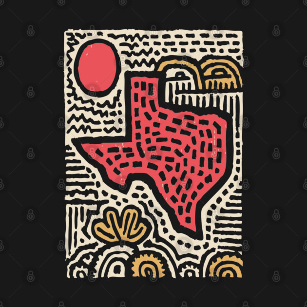 Abstract Texas | Lone Star State of Mind by TuncGK
