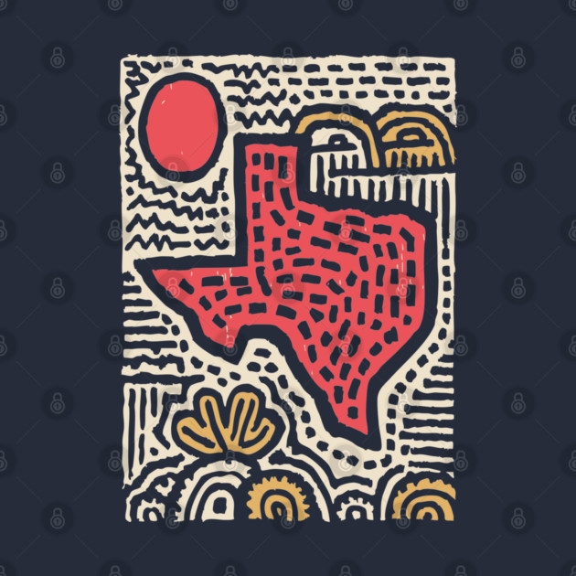 Abstract Texas | Lone Star State of Mind by TuncGK