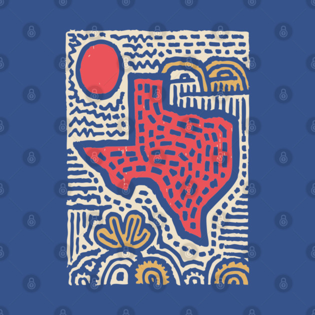 Abstract Texas | Lone Star State of Mind by TuncGK