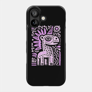 Psychedelic Punk Unicorn | Quirky Mythical Beast Phone Case