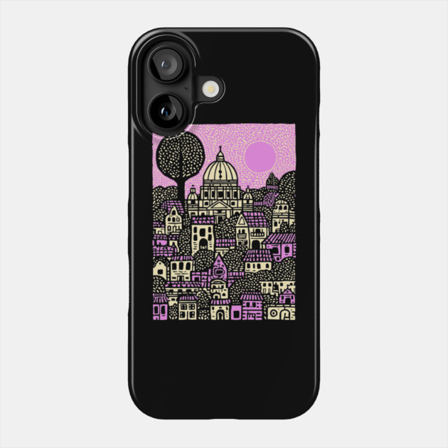 Dreamscape Vatican | Surreal Italian Cityscape Phone Case by TuncGK