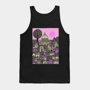 Dreamscape Vatican | Surreal Italian Cityscape Tank Top