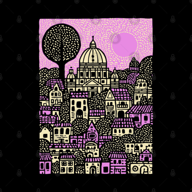 Dreamscape Vatican | Surreal Italian Cityscape by TuncGK