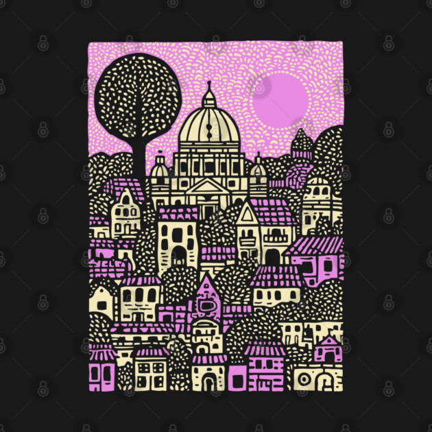 Dreamscape Vatican | Surreal Italian Cityscape by TuncGK