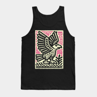 Abstract Vulture Glyph | Primal Sky Hunter Tank Top