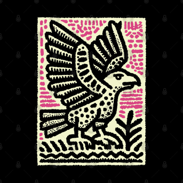 Abstract Vulture Glyph | Primal Sky Hunter by TuncGK