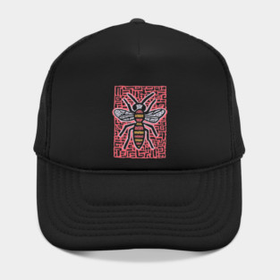 Primal Wasp Glyph | Ancient Insect Totem Hat
