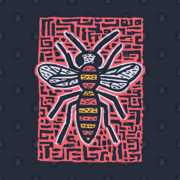 Primal Wasp Glyph | Ancient Insect Totem by TuncGK