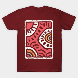 Abstract Water Dance | Rhythmic River Flow T-Shirt