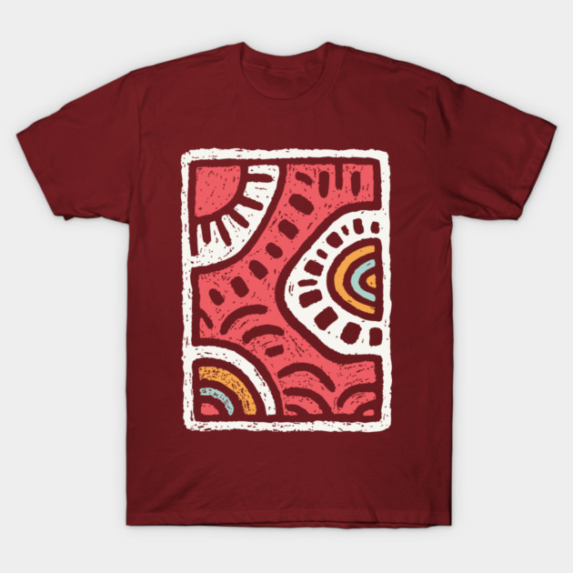 Abstract Water Dance | Rhythmic River Flow T-Shirt by TuncGK