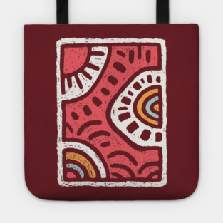 Abstract Water Dance | Rhythmic River Flow Tote