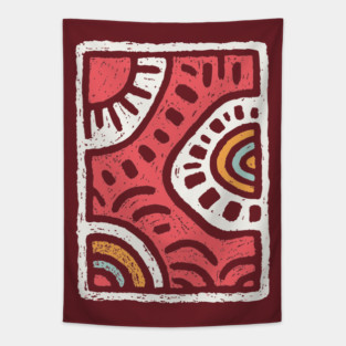 Abstract Water Dance | Rhythmic River Flow Tapestry