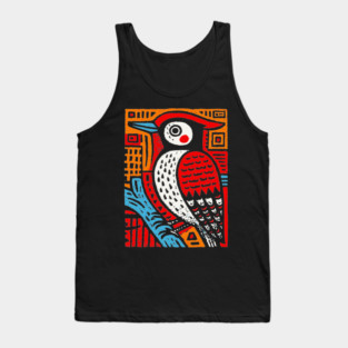 Totemic Woodpecker | Guardian of the Forest Tank Top