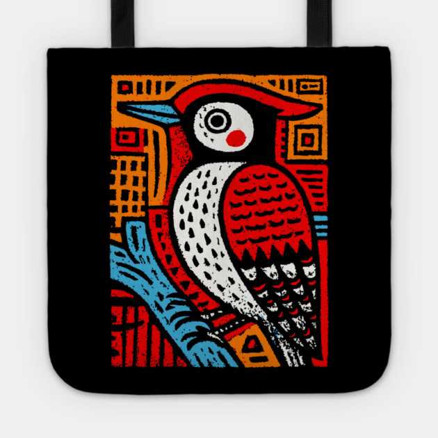 Totemic Woodpecker | Guardian of the Forest Tote by TuncGK