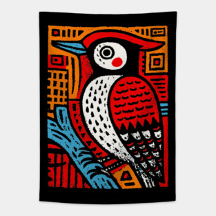Totemic Woodpecker | Guardian of the Forest Tapestry