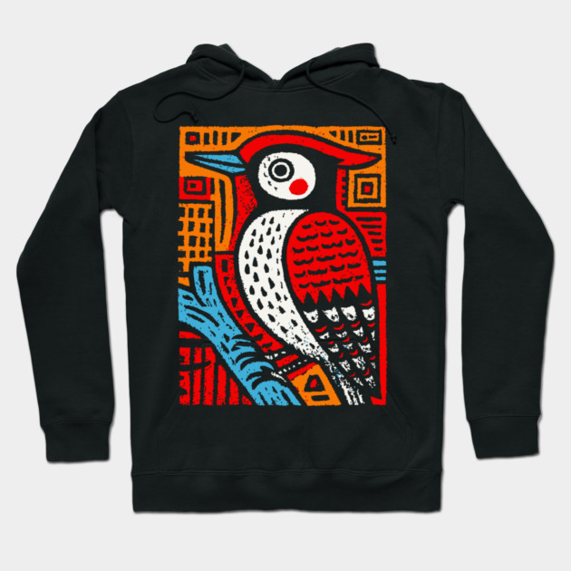 Totemic Woodpecker | Guardian of the Forest Hoodie by TuncGK