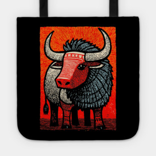 Mythical Yak | Himalayan Mountain Guardian Tote