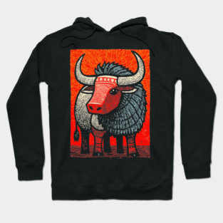 Mythical Yak | Himalayan Mountain Guardian Hoodie