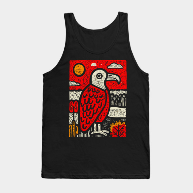 Patient Vulture | Southwestern Desert Gothic Tank Top by TuncGK