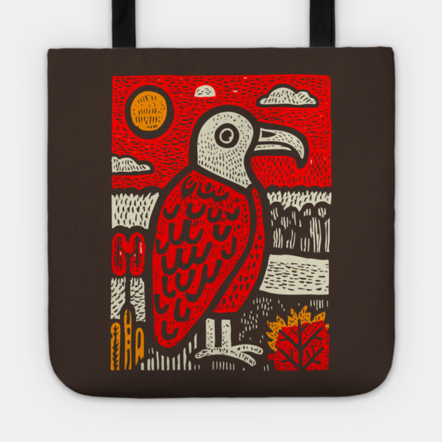 Patient Vulture | Southwestern Desert Gothic Tote by TuncGK