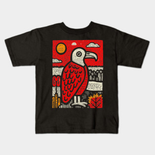 Patient Vulture | Southwestern Desert Gothic Kids T-Shirt