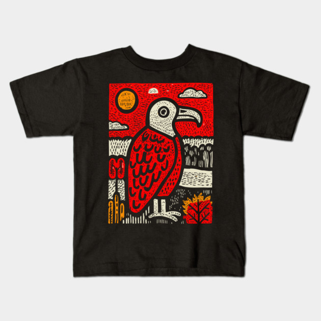 Patient Vulture | Southwestern Desert Gothic Kids T-Shirt by TuncGK
