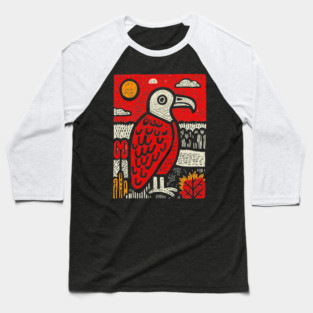 Patient Vulture | Southwestern Desert Gothic Baseball T-Shirt