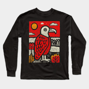 Patient Vulture | Southwestern Desert Gothic Long Sleeve T-Shirt