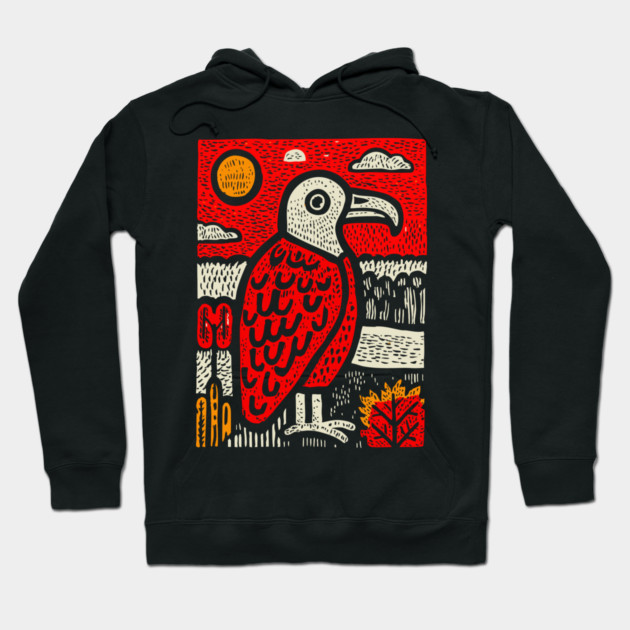 Patient Vulture | Southwestern Desert Gothic Hoodie by TuncGK