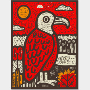 Patient Vulture | Southwestern Desert Gothic Posters and Art
