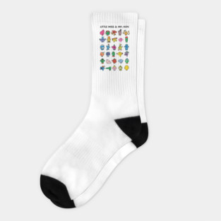 Little Miss Mr. Men Socks