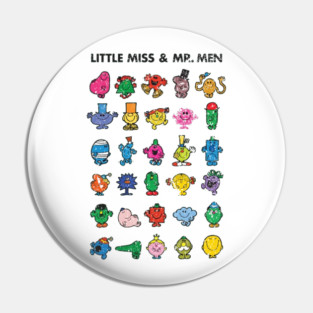 Little Miss Mr. Men Pin
