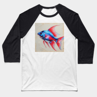 NEON TETRA Baseball T-Shirt