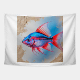 NEON TETRA Tapestry