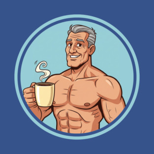 Muscle Dad Coffee T-Shirt