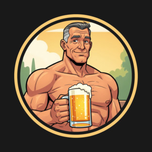 Muscle Dad Beer T-Shirt