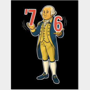 6 7 George Washington Six Seven Meme Posters and Art
