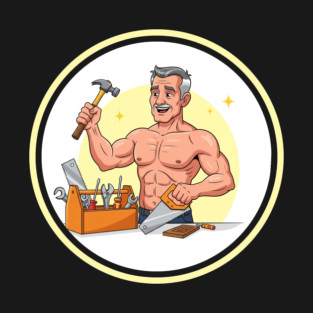 Muscle Dad Handyman T-Shirt