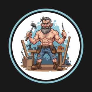 Strong Gym Dad Handyman T-Shirt