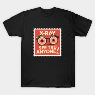 X-Ray Specs – Retro See-Thru Ad Parody T-Shirt
