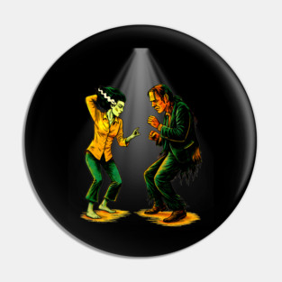 Pulp Frankenstein Halloween Showdown Pin