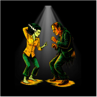 Pulp Frankenstein Halloween Showdown Posters and Art