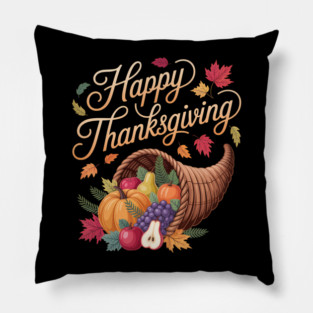 Happy Thanksgiving Pillow