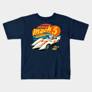 MACH 5 SPEED RACER TEAM Kids T-Shirt