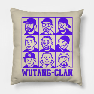 Wutang Clan Simple Drawing Pillow