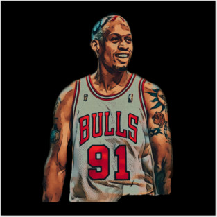 Dennis-Rodman Posters and Art