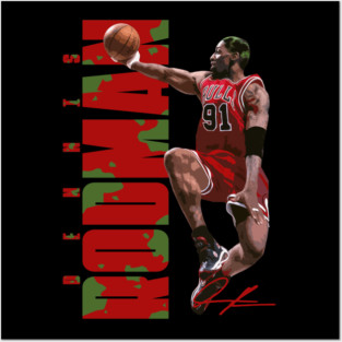 Dennis-Rodman Posters and Art