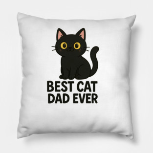 Cat Dad Pillow