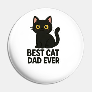 Cat Dad Pin